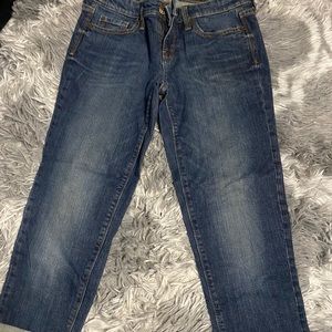 Blue Cropped Jeans